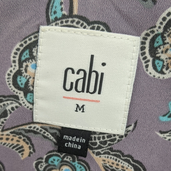 Cabi Spring Floral Scrollwork Camisole Blouse Top - Picture 10 of 12